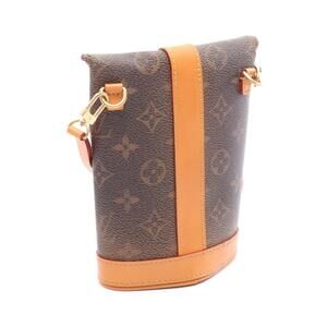 Louis Vuitton Canvas Leather Envelope Shoulder Brown Bag